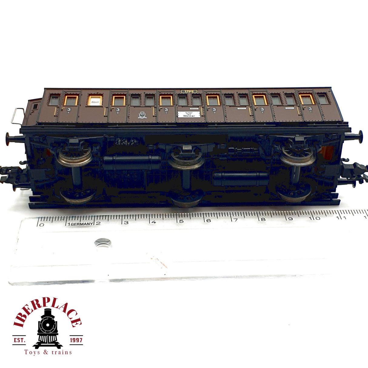 ♻️ DC Fleischmann vagón pasajeros clase 3 KPEV 1762 H0 escala 1:87 E20