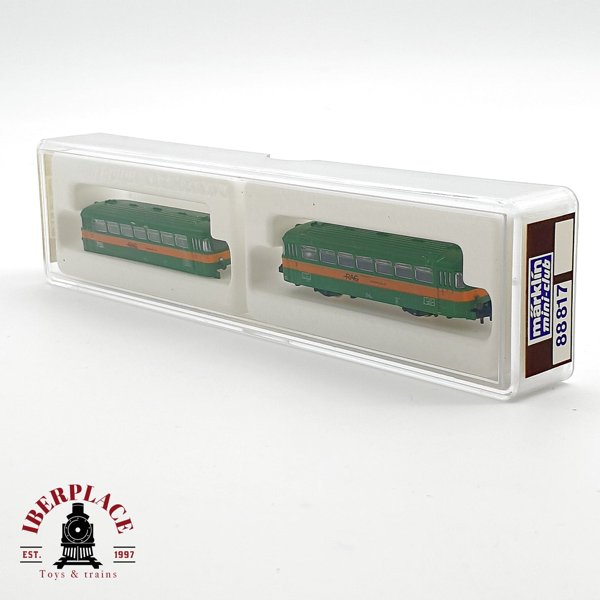 ♻️✨ Märklin 88817 Set 2 Remolque y Carcasa RAG Ruhrkohle AG Escala Z 1:220