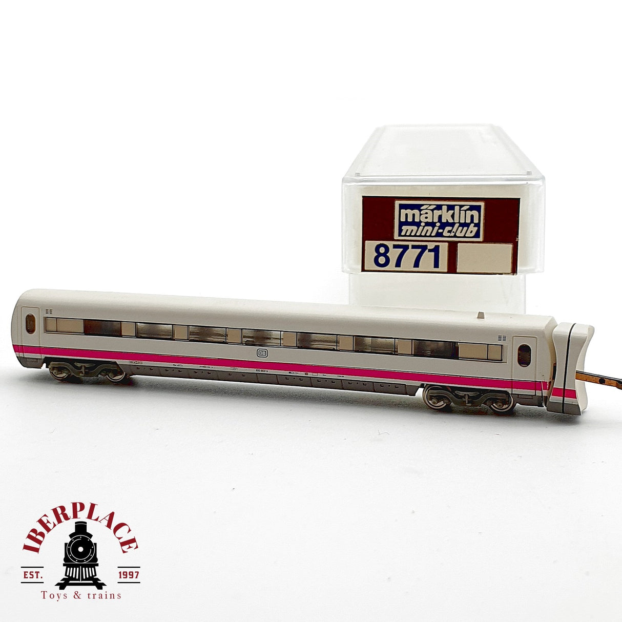 ♻️✨ Märklin mini-club 8771 Vagón Pasajeros ICE 1ª Clase Avmz DB Ep V Z