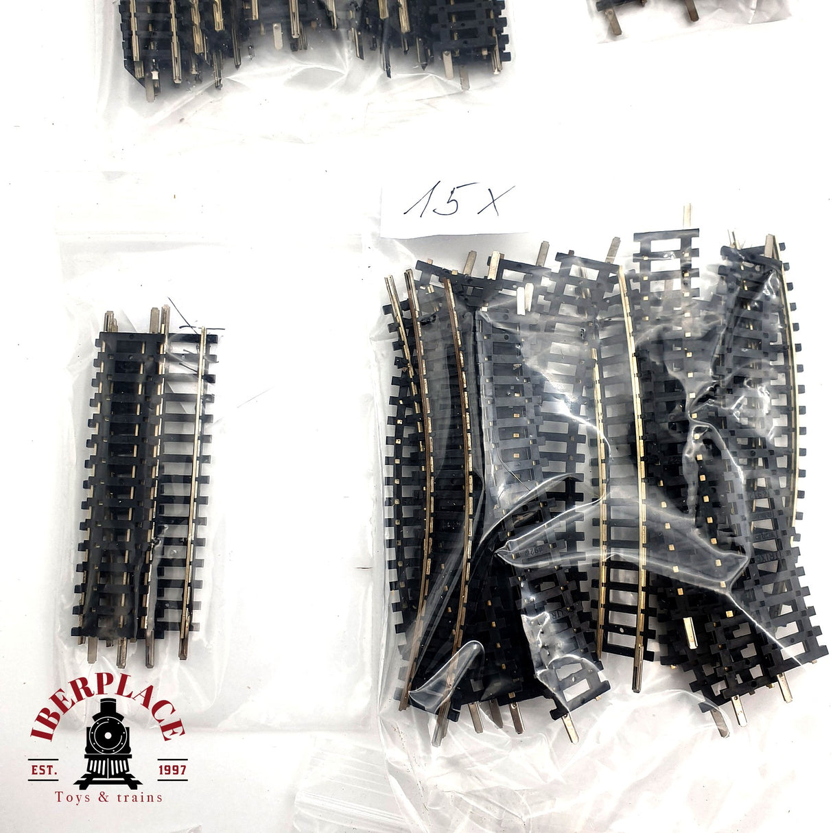 ♻️ Minitrix 175x 4904 4908 4908  vías rectas. curvas, desvío, desenganche N escala 1:160 V10