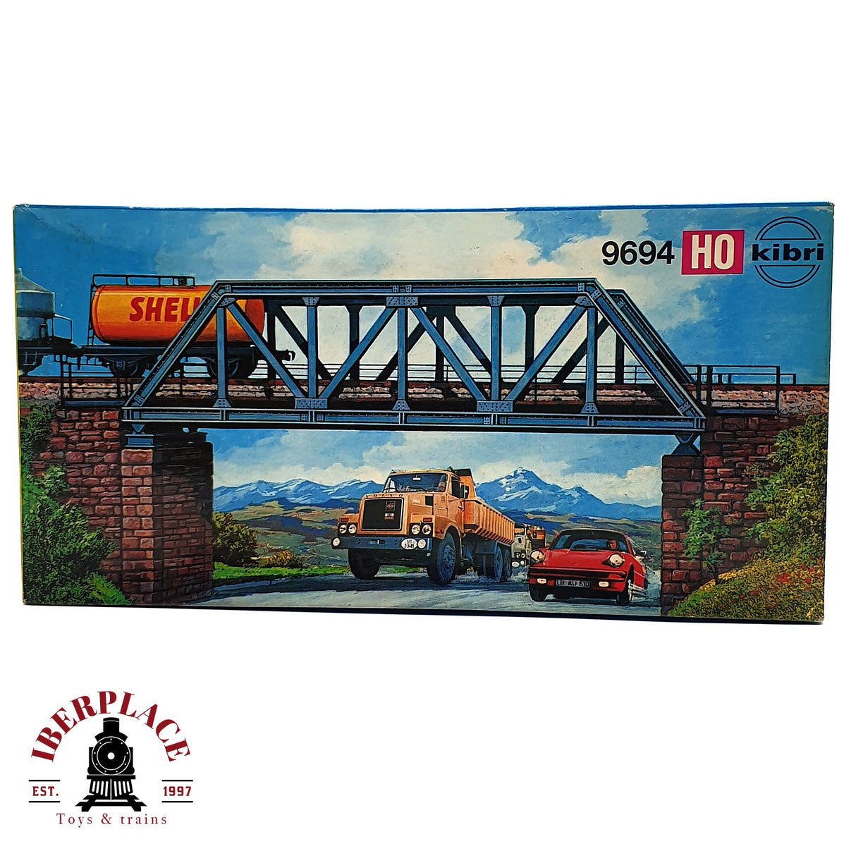 ♻️ Kibri B-9694 puente de celosía H0 escala 1:87 E19