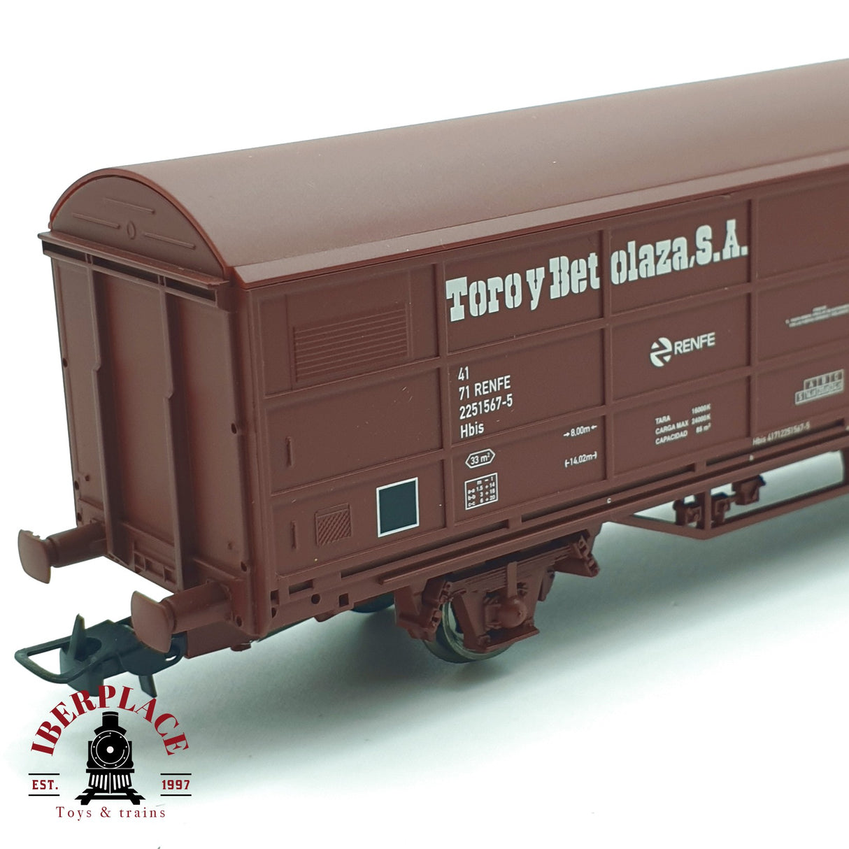♻️ Electrotren 1761K vagón cerrado JPD Toro y Betolaza Ep V RENFE H0 escala 1:87 A27
