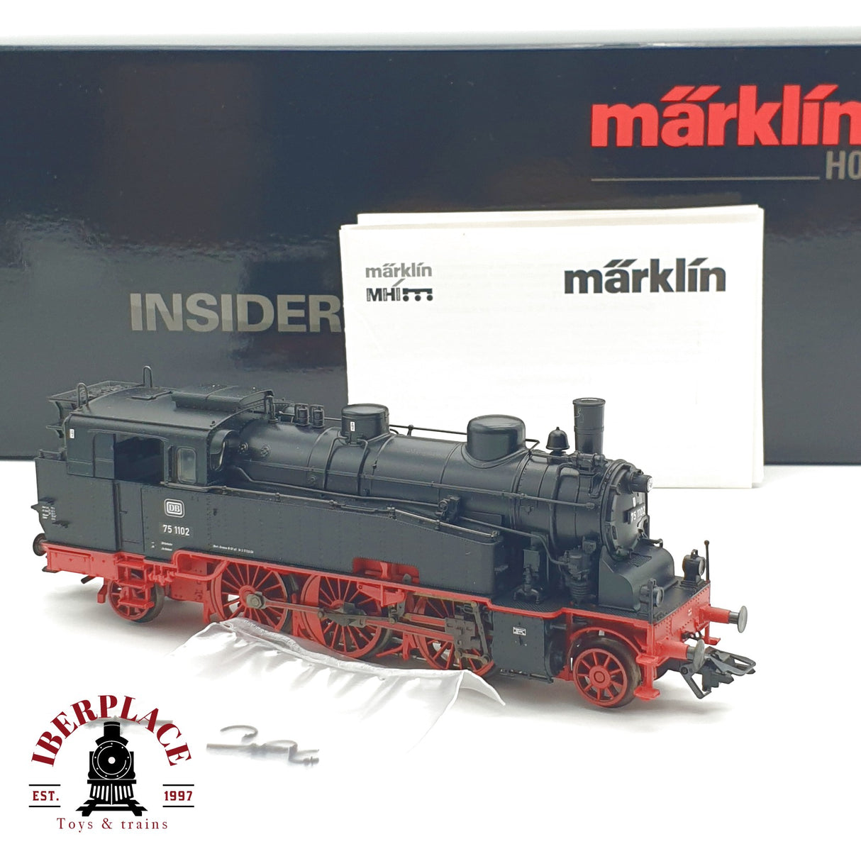 ♻️  AC Märklin 39753 Digital Locomotora BR 75 1102 DB con sonido H0 escala 1:87 E21