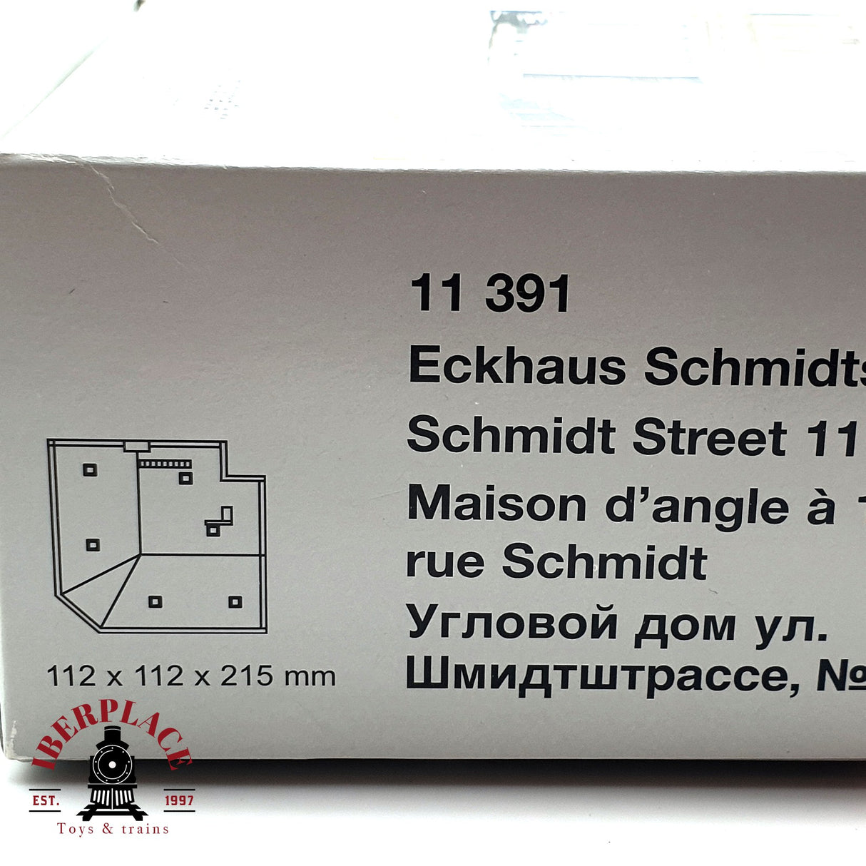 ♻️ Auhagen 11 391 Casa en esquina en la calle Schmidt H0 escala 1:87 E19