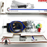 ♻️ Märklin 3x 24611 74490 Desvío izquierdo y motor para desvío sistema C H0 escala 1:87 E20