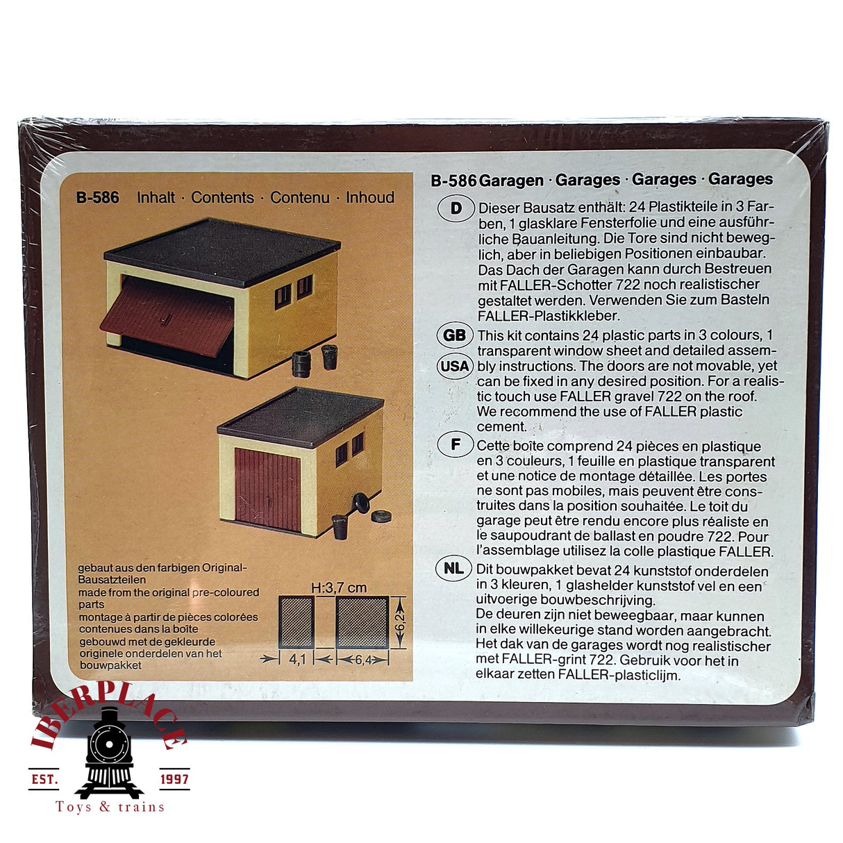 ♻️ Faller B 586 Garages  H0 escala 1:87 E19