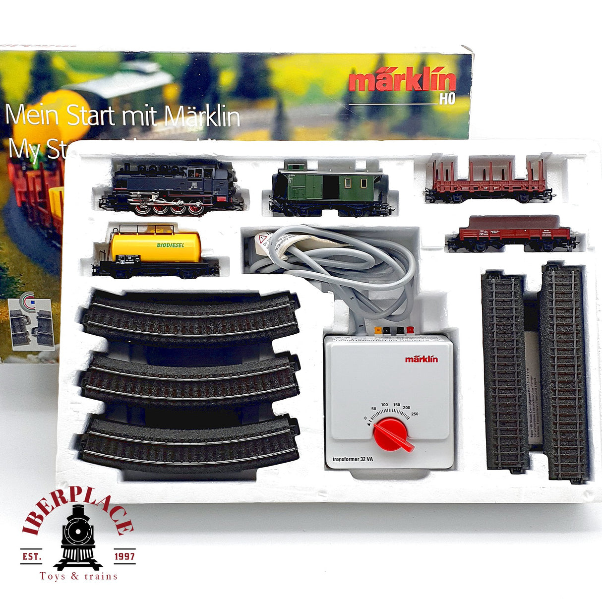 ♻️ Märklin 29535 Set de iniciacion BR 81 DB Ep III 4 Vagones Delta AC Vias C H0 1:87