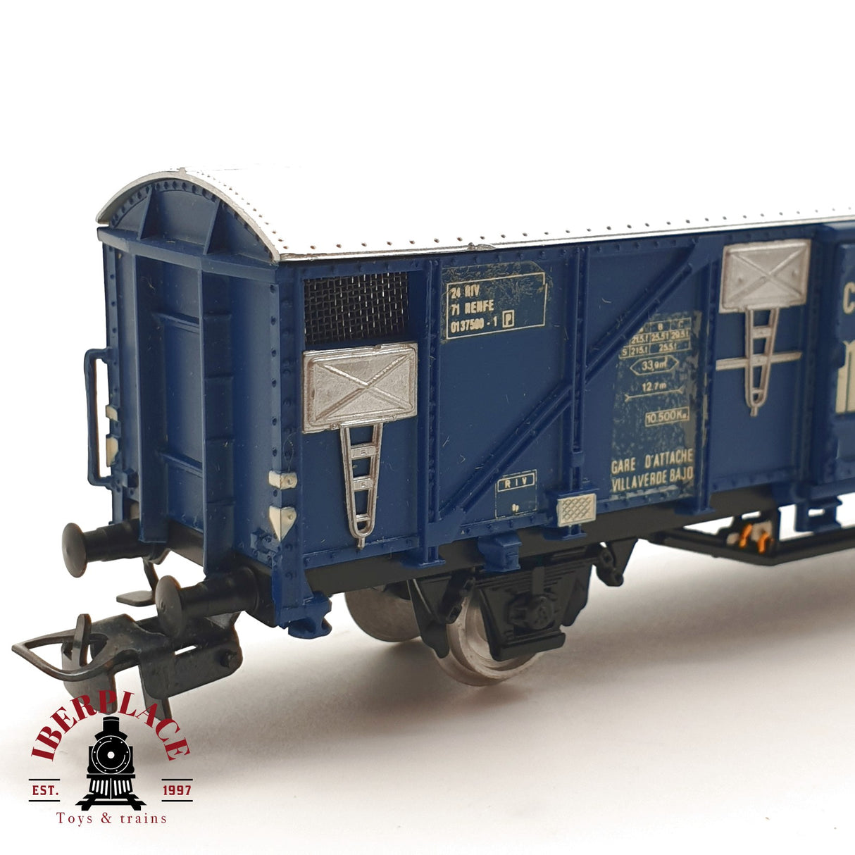 ♻️ Electrotren 1451 vagón cerrado Mahou cervezas RENFE H0 escala 1:87 A27