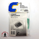 ♻️ Conrad 19 01 28 Luz LED intermitente de 6 canales H0 escala 1:87 E19