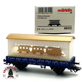 ♻️ Märklin 48412 vagón plataforma de navidad con agua por dentro H0 escala 1:87 E19