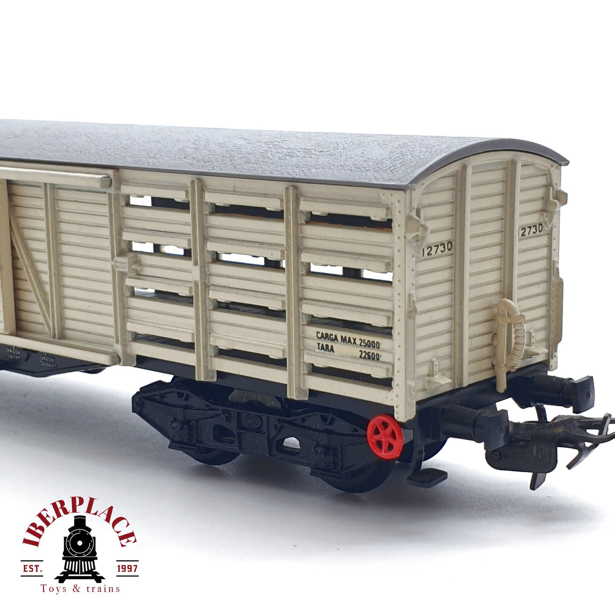 ♻️ Electrotren 5101 vagón transporte animales matapoquera FO.RE.VA RENFE H0 escala 1:87 A27