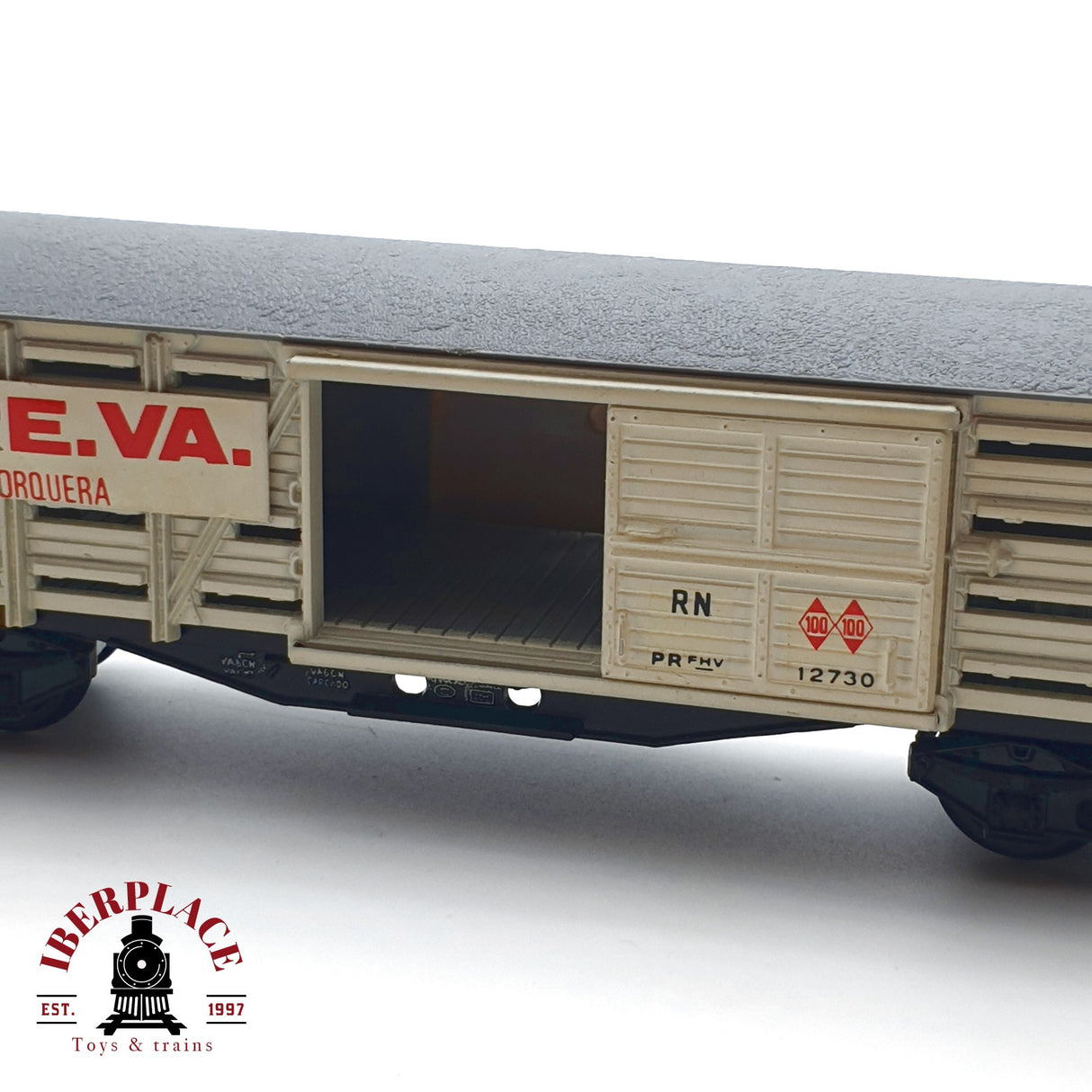 ♻️ Electrotren 5101 vagón transporte animales matapoquera FO.RE.VA RENFE H0 escala 1:87 A27
