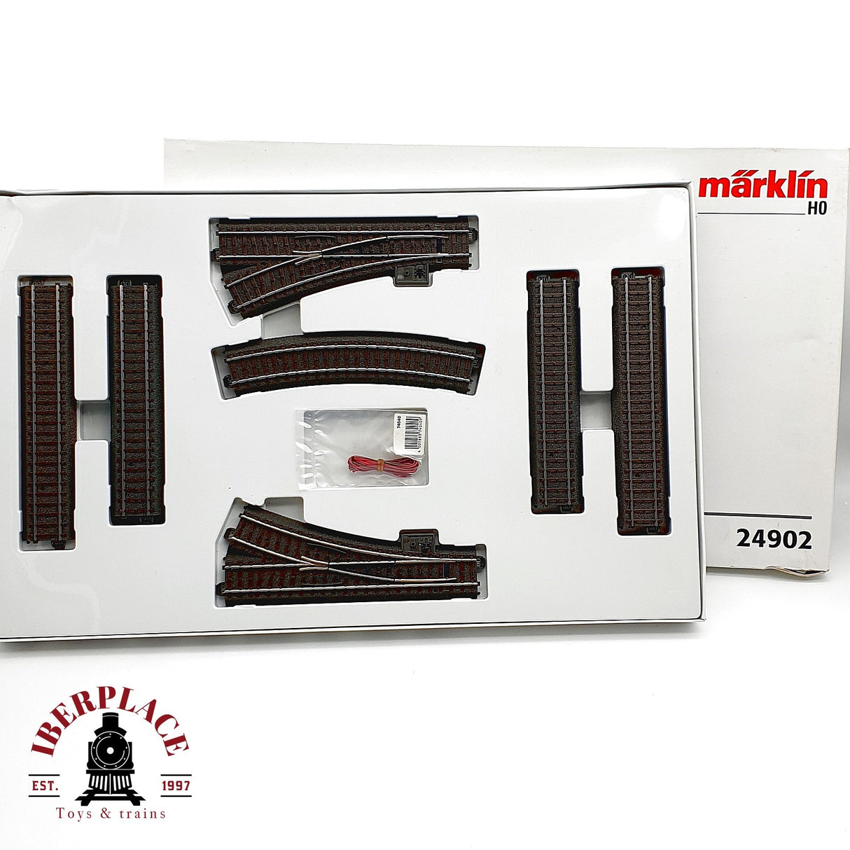 ♻️ ✨ Märklin 24902 Set ampliación vias sistema C C2 desvios y rectas Escala H0 1:87 AC