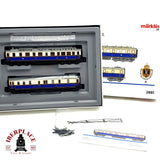 ♻️ Märklin 2881 vagones salon Kaiser KPEV tren rápido H0 escala 1:87 E19 1/2