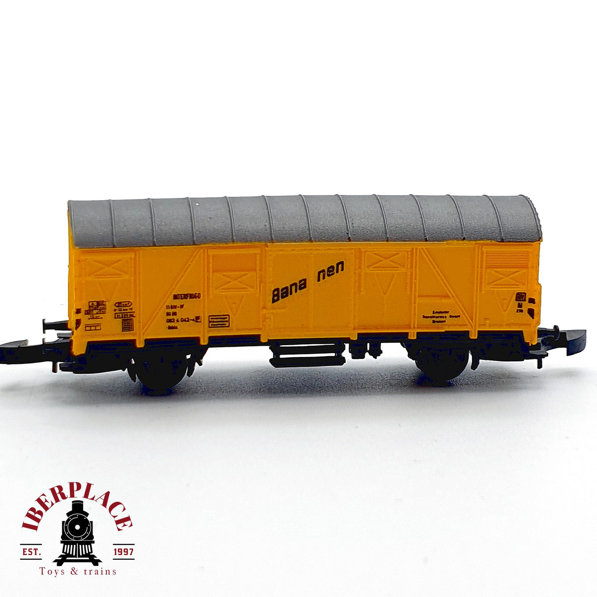 ✨♻️ Märklin 8605 Vagon Refrigerado Bananen Interfrigo DB Escala Z 1:220