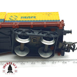♻️ Electrotren 5127 vagón Plataforma contenedores RENFE H0 escala 1:87 A27