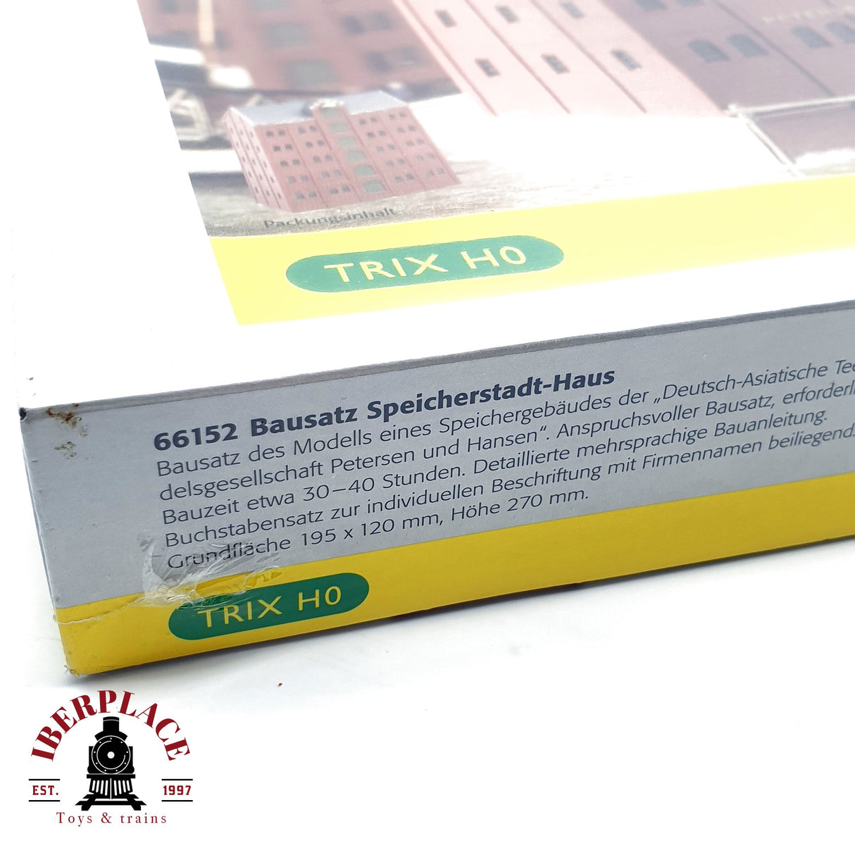♻️ Trix 66152 Kit de construcción Casa de Speicherstadt Parte 2 H0 escala 1:87 E20