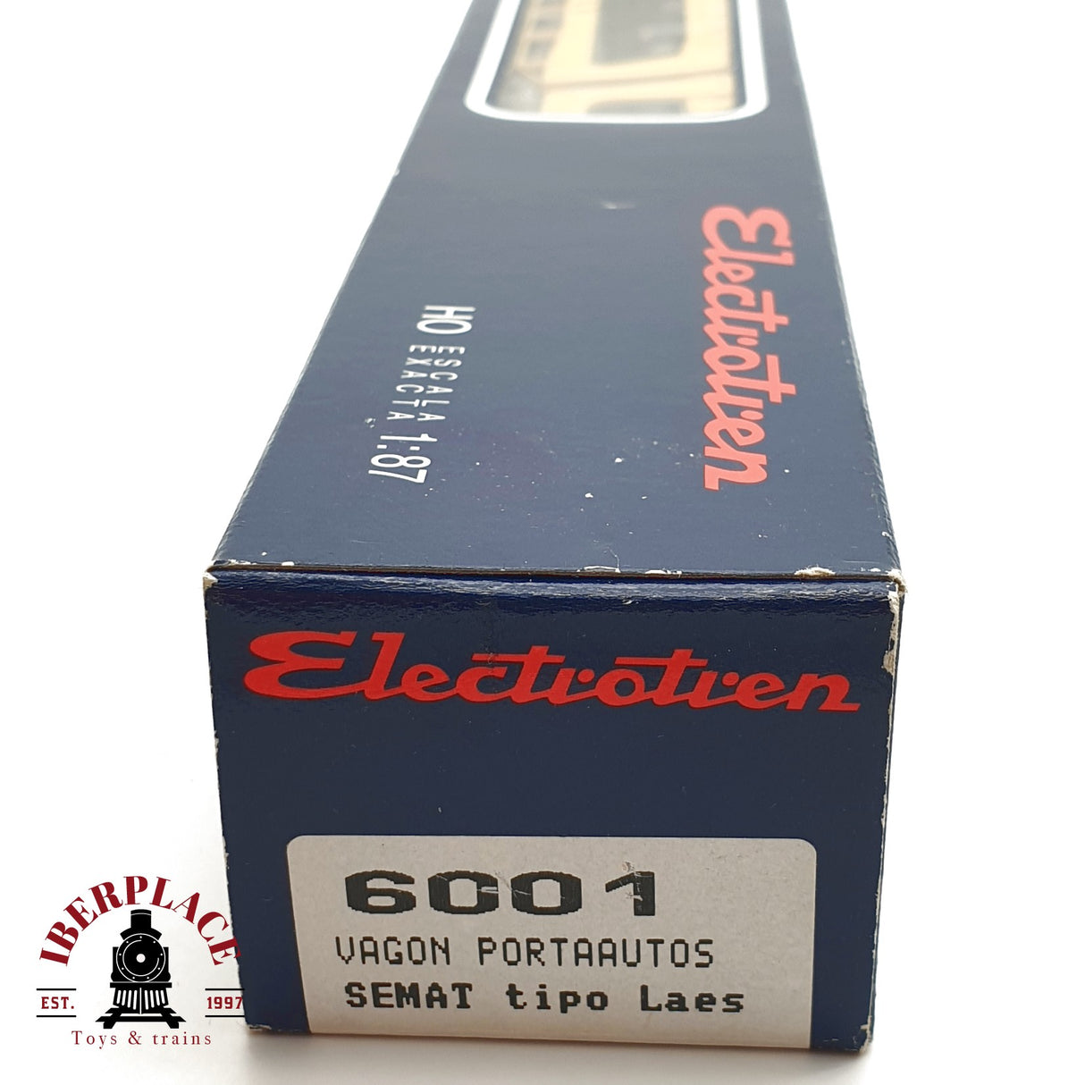 ♻️ Electrotren 6001 vagón portacoches SEMAT Tipo Laes RENFE H0 escala 1:87 A27