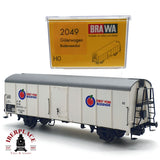 ♻️  DC BRAWA 2049 vagón mercancias Bodenseeobst DB H0 escala 1:87 E21