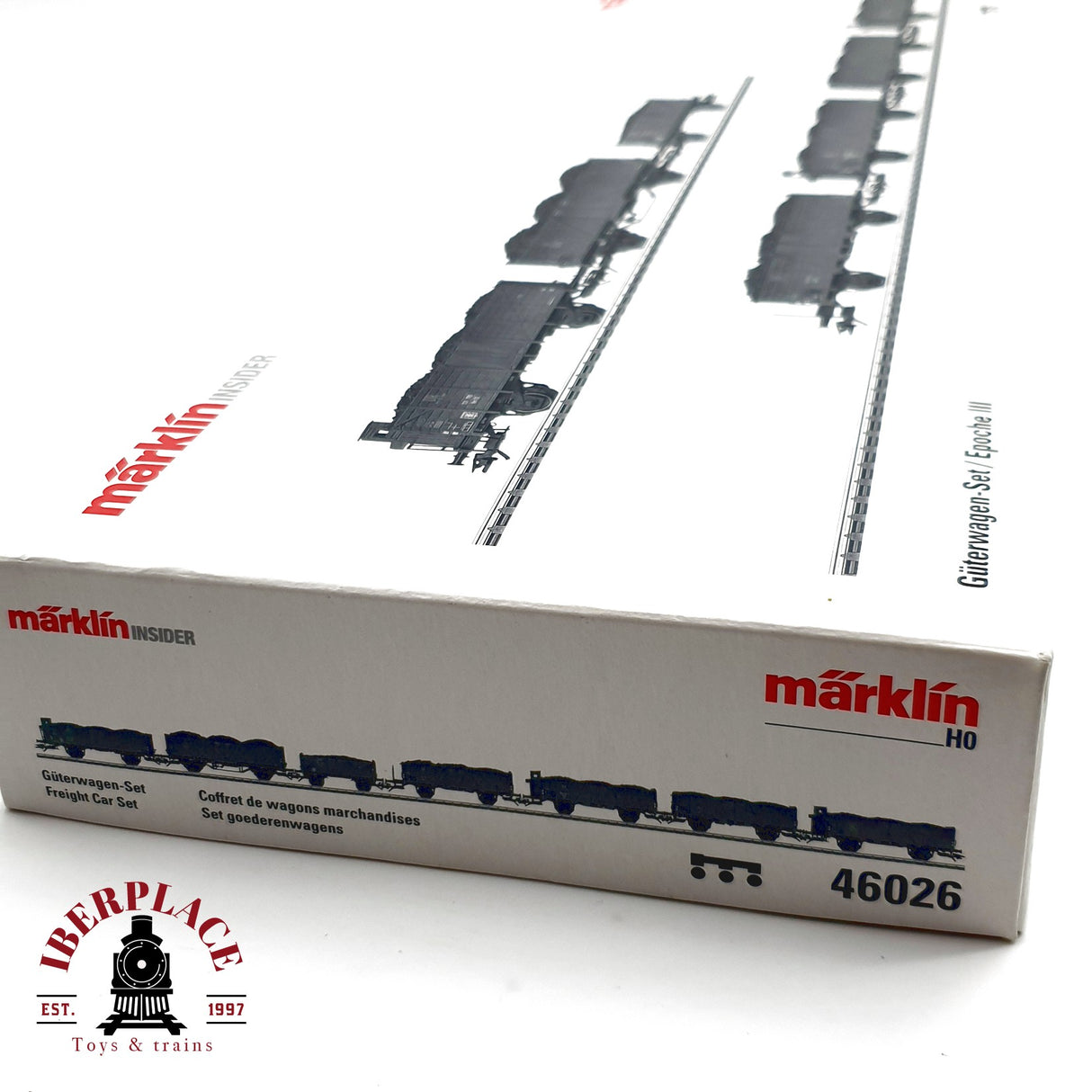 ♻️ Märklin 46026 Set de mercancias con carga de carbón DB H0 escala 1:87 E20