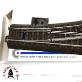 ♻️ Märklin 2x 24612 74490 Desvío a la derecha y motor para desvío H0 escala 1:87 E20