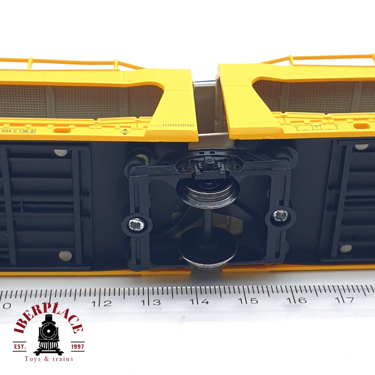 ♻️ Electrotren 6001 vagón portacoches SEMAT Tipo Laes RENFE H0 escala 1:87 A27 2/2