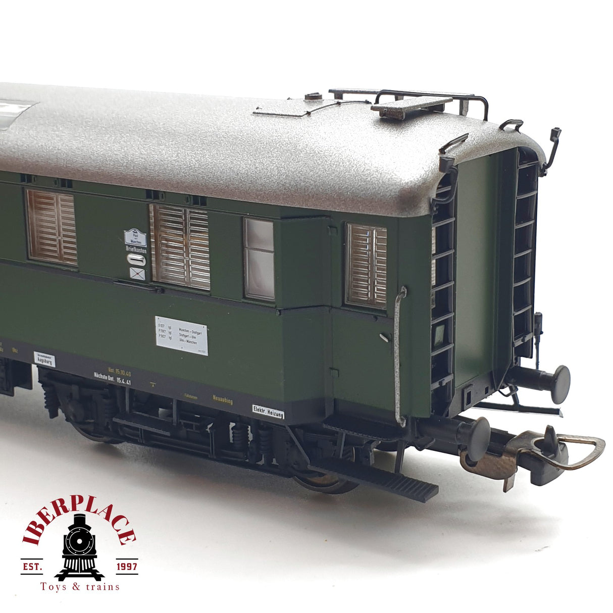 ♻️  DC PIKO 53220 vagón mercancias postales  DRP Ep III H0 escala 1:87 E21