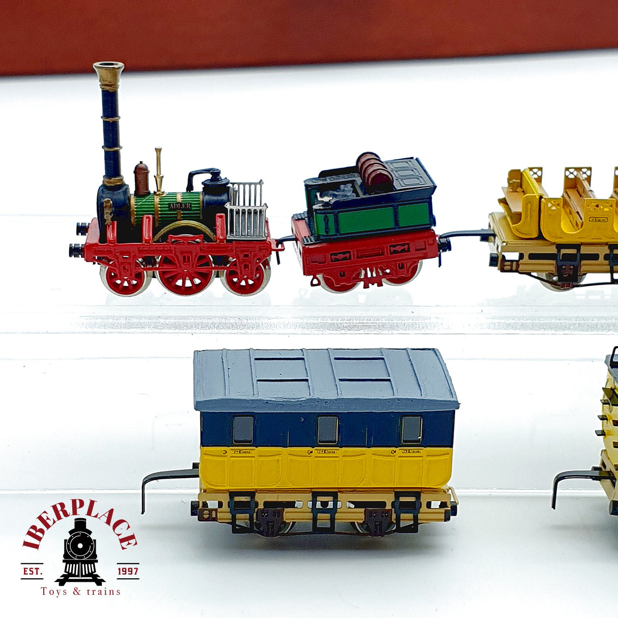 ♻️✨ Railex Z 1:220 - Set Histórico Tren "Adler" (1835) Época I en Estuche de Madera