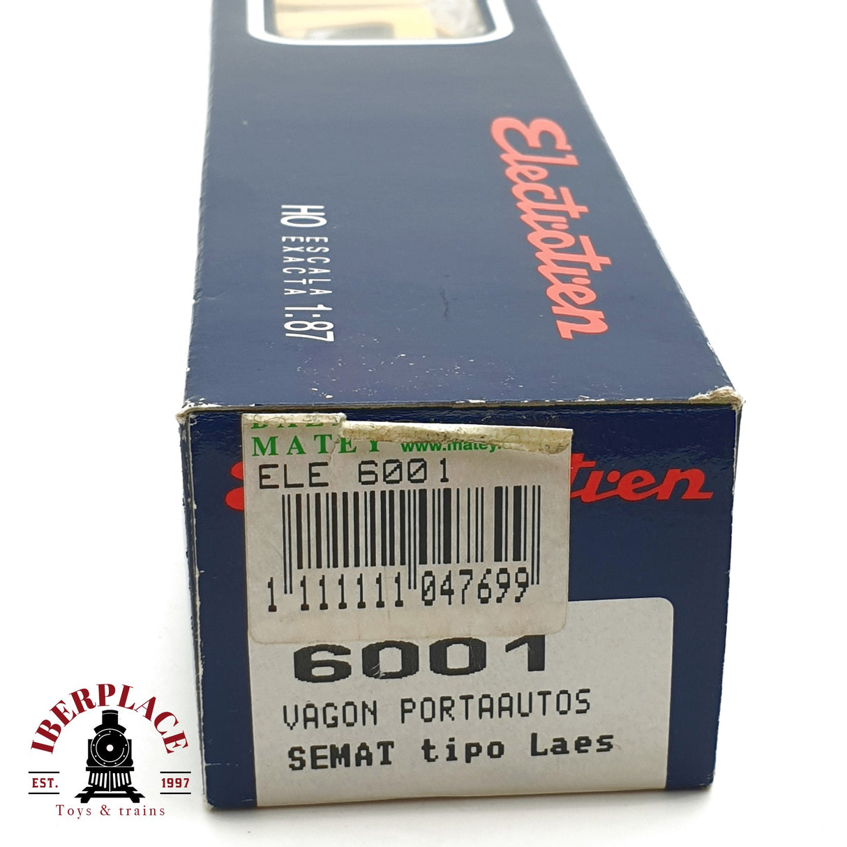 ♻️ Electrotren 6001 vagón portacoches SEMAT Tipo Laes RENFE H0 escala 1:87 A27 2/2