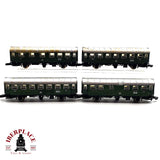 ♻️ Märklin 4x vagones pasajero DB clase 1-2 Z escala 1:220 V10