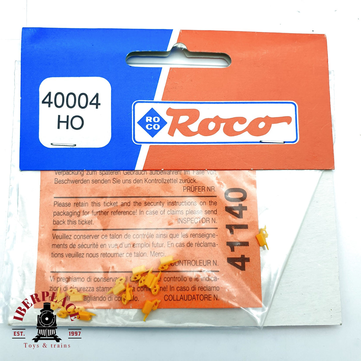 ♻️ Roco 4270 40004 Lote enganches y repuestos para vagones H0 escala 1:87 E20