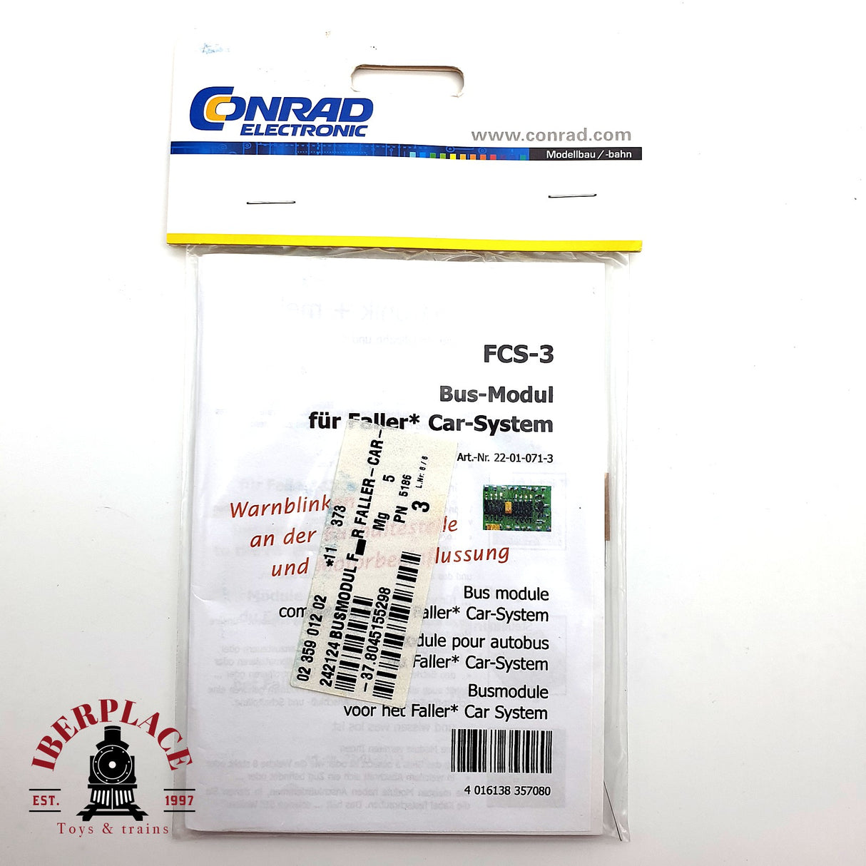 ♻️ Conrad FCS-3 Bus Módulo de iluminación Faller car system H0 escala 1:87 E19
