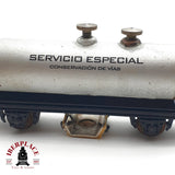 ♻️ Electrotren vagón cisterna servicio especial limpia vías RENFE H0 escala 1:87 A27