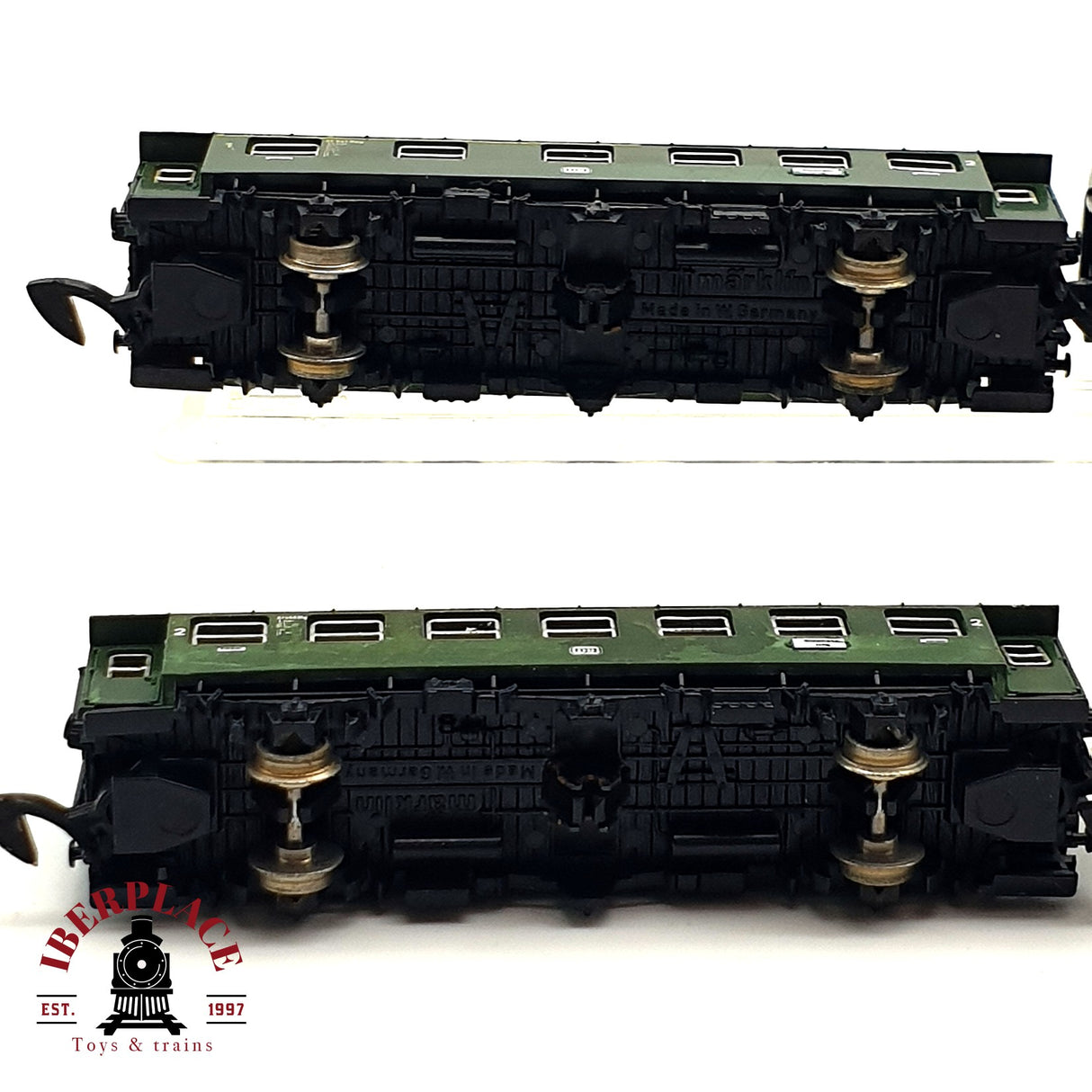 ♻️ Märklin 4x vagones pasajero DB clase 1-2 Z escala 1:220 V10