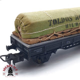 ♻️ Electrotren 1000/7 vagón plataforma toldos Roldan RENFE Bilbao H0 escala 1:87 A27