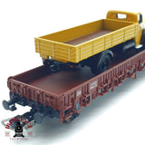 ♻️  DC PIKO 72029 vagón estaca con camión de correos en metal DB H0 escala 1:87 E21