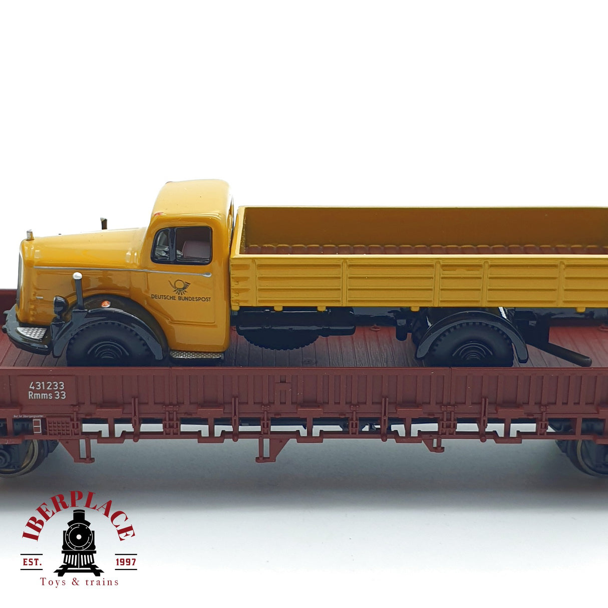 ♻️  DC PIKO 72029 vagón estaca con camión de correos en metal DB H0 escala 1:87 E21