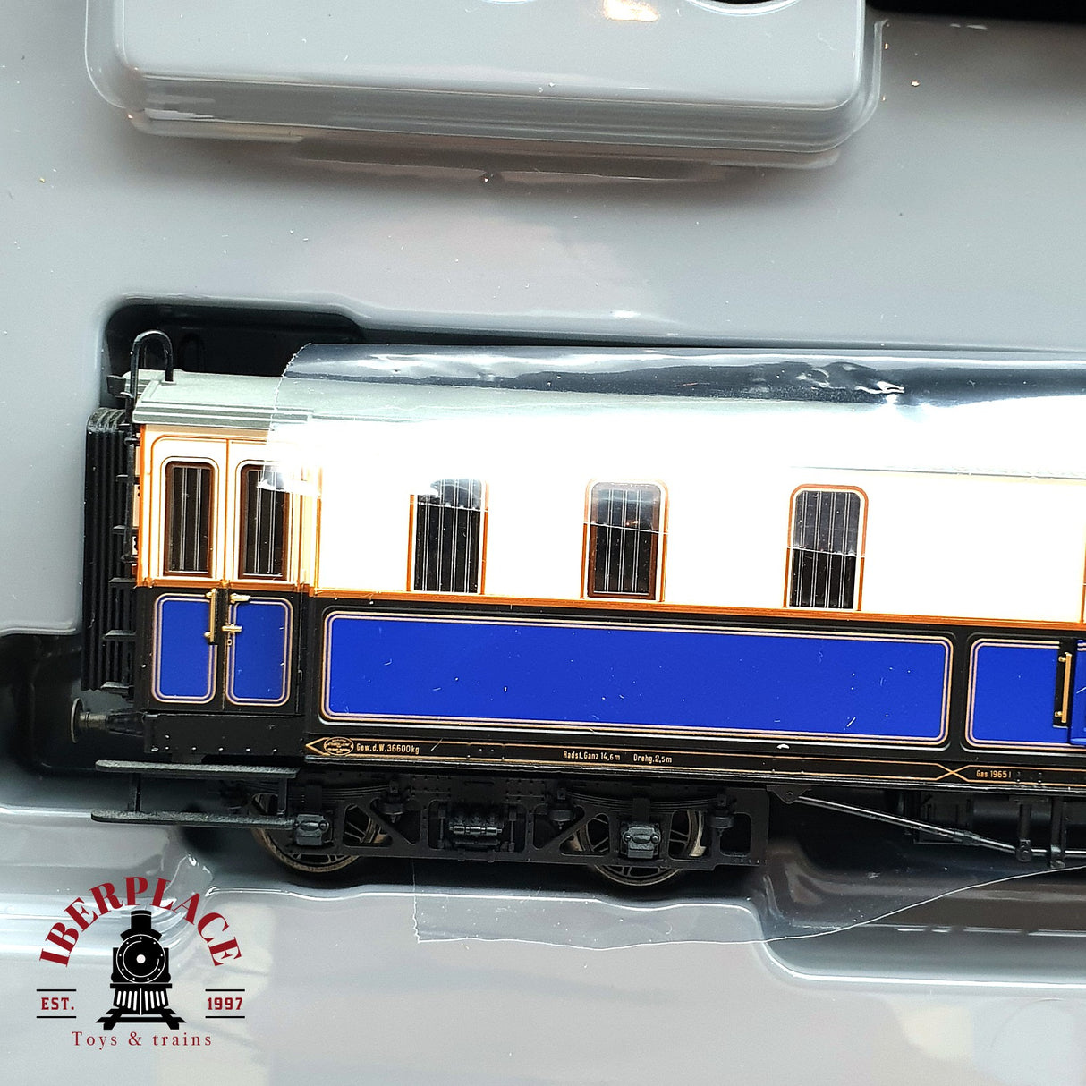 ♻️ Märklin 2881 vagones salon Kaiser KPEV tren rápido H0 escala 1:87 E19 1/2