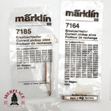 ♻️ Märklin Lote Recambios 2x 7185 7164 7183 Patines 2x 60030 Escobillas H0 Escala 1:87