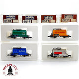♻️✨ Märklin 4x Vagones Cisterna BP Shell Aral Esso DB Escala Z 1:220