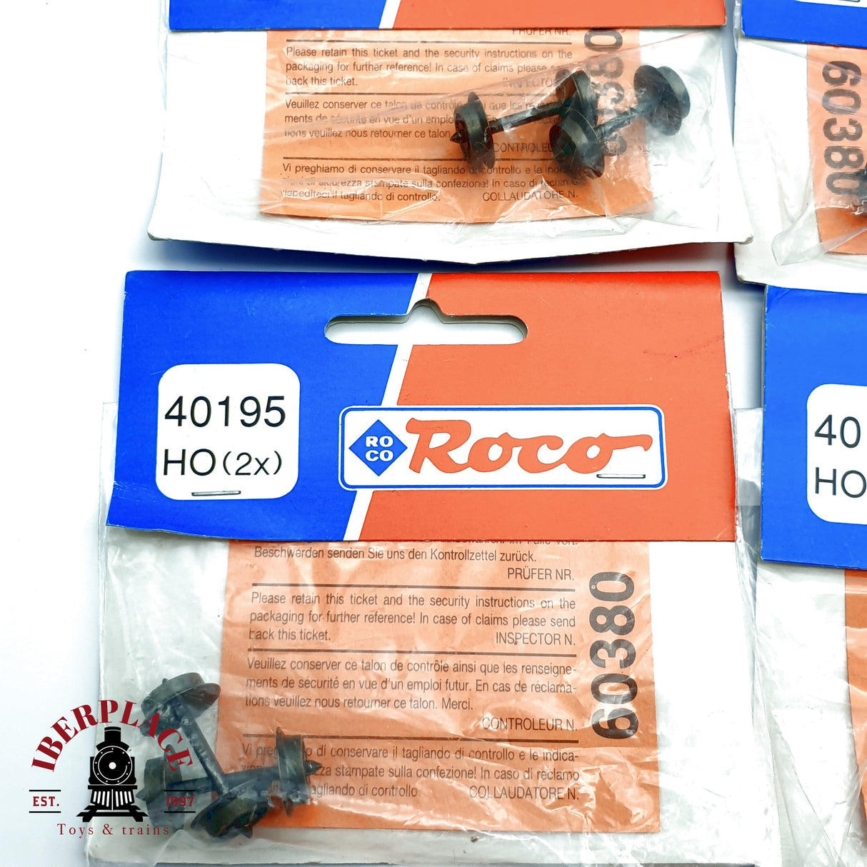 ♻️  5x Roco 40195 Ruedas de repuesto para vagones H0 escala 1:87 E20