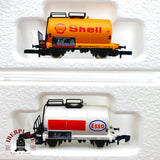 ♻️✨ Märklin 4x Vagones Cisterna BP Shell Aral Esso DB Escala Z 1:220