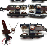 ♻️  5x Bogies para repuestos de vagones H0 escala 1:87 E20 1/7
