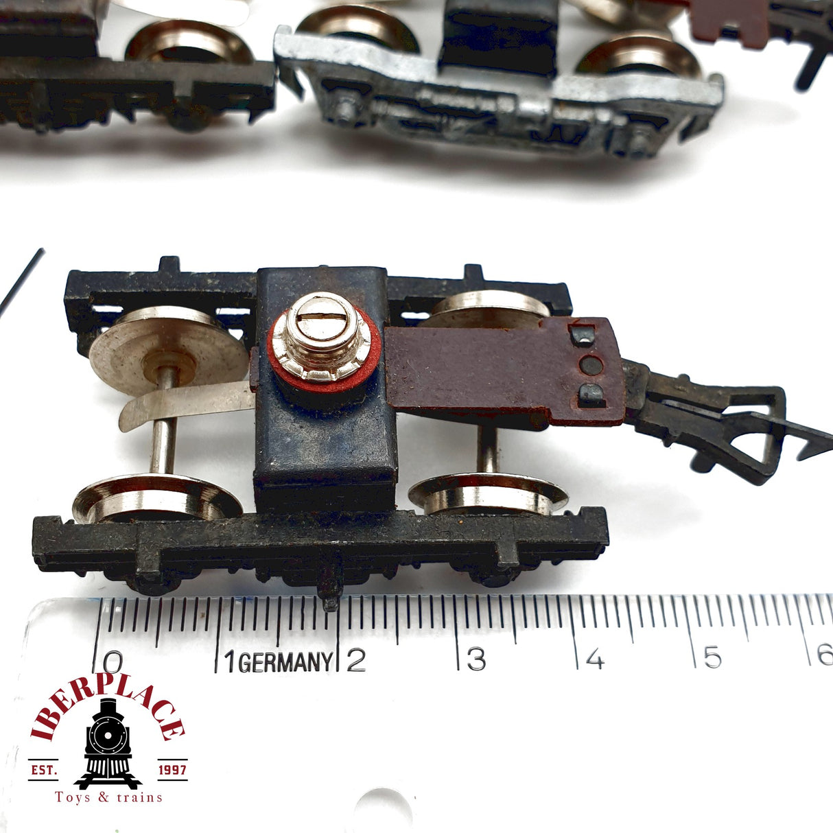 ♻️  5x Bogies para repuestos de vagones H0 escala 1:87 E20 1/7