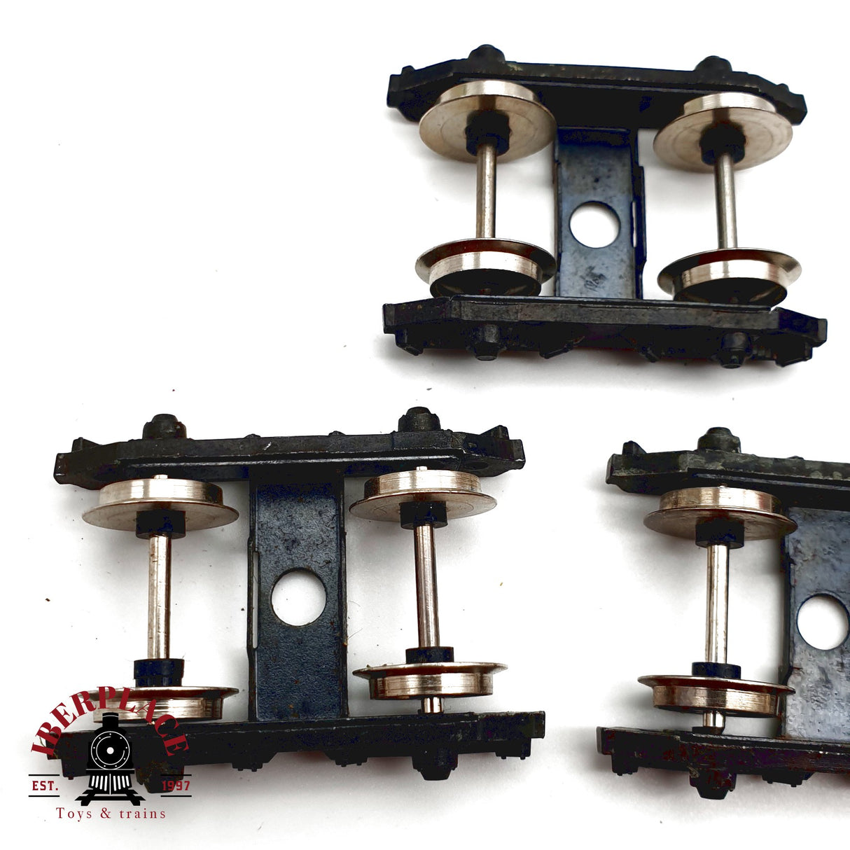 ♻️  5x Bogies para repuestos de vagones H0 escala 1:87 E20 2/7