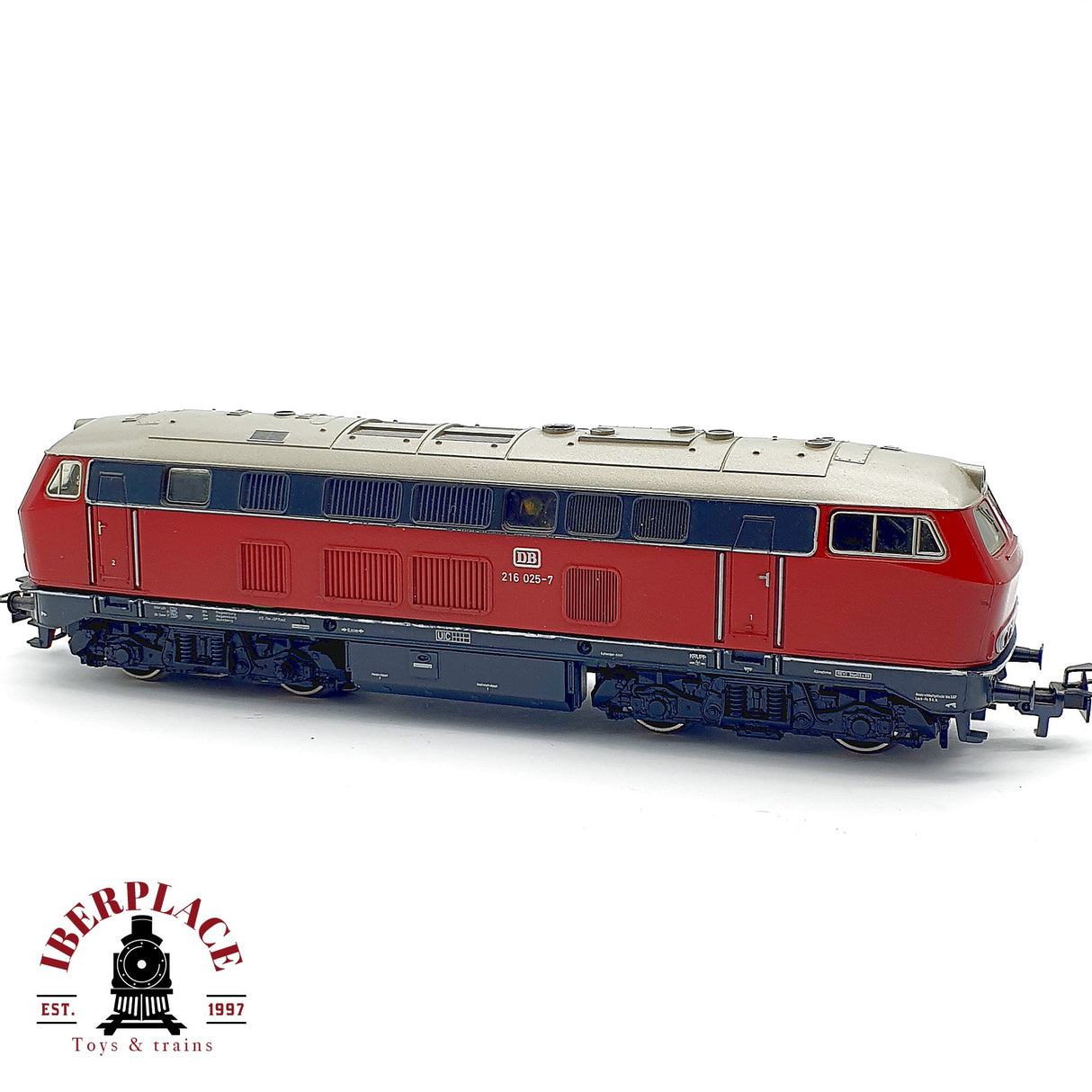 ♻️ Märklin Locomotora BR 216 025-7 DB Rojo V160 3075 AC H0 Escala 1:87