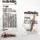 ♻️ Märklin Lote Recambios 2x 7185 7164 7183 Patines 2x 60030 Escobillas H0 Escala 1:87