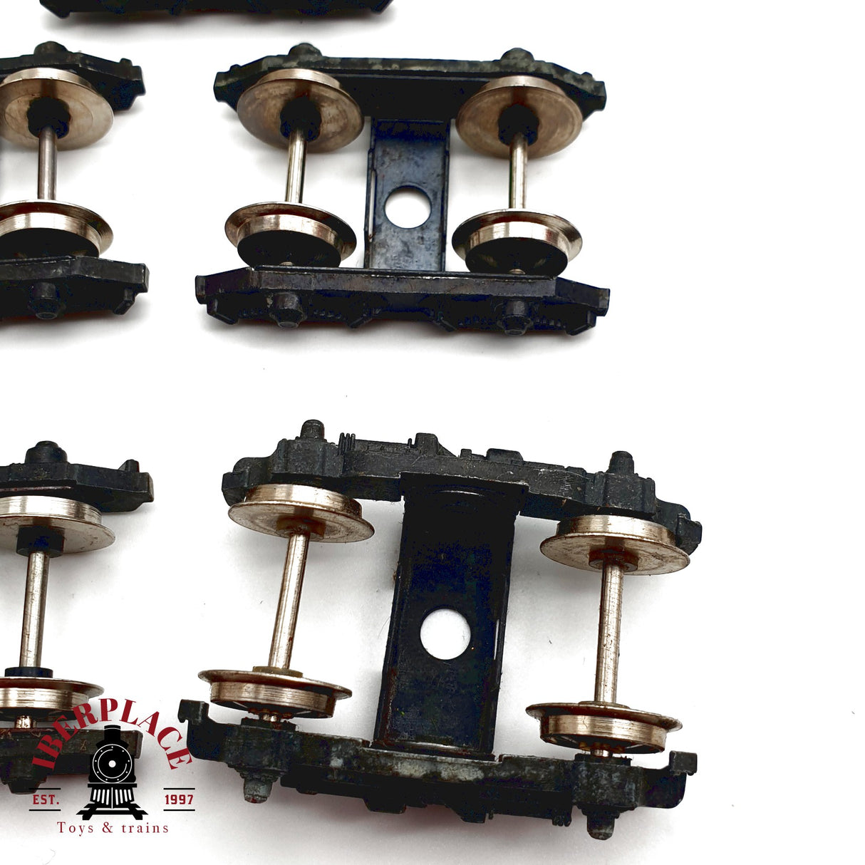 ♻️  5x Bogies para repuestos de vagones H0 escala 1:87 E20 2/7