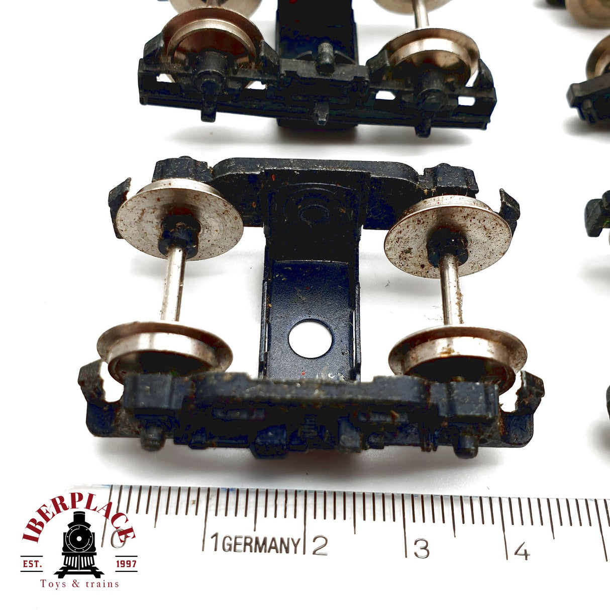 ♻️  5x Bogies para repuestos de vagones H0 escala 1:87 E20 3/7