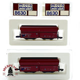 ♻️✨Märklin 3x 8630 Vagones Tolva Fad DB Ep IV Mini Club Escala Z 1:220